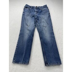 LL Bean Mens Double L Classic Fit Jeans 36x30 Blue Denim Straight Leg 0DMC3